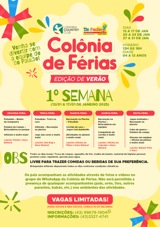 Programação  1º Semana